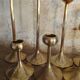 Set of 7 Scandinavian candlesticks