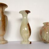 Pot and soliflores in onyx marble