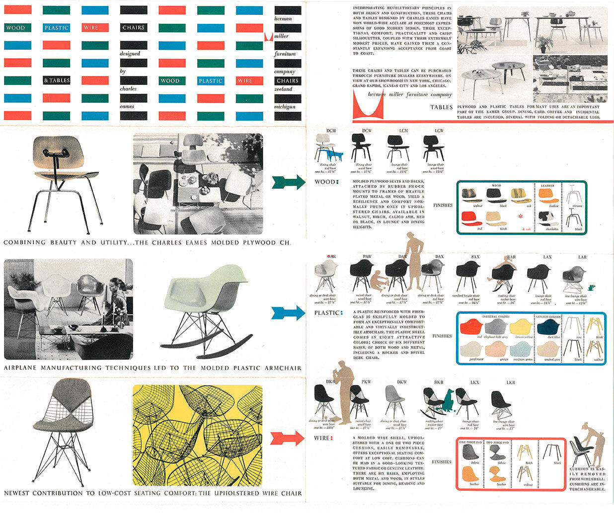 Pair of DKX 1 Wire Chairs by Charles & Ray Eames, Herman Miller, 1952