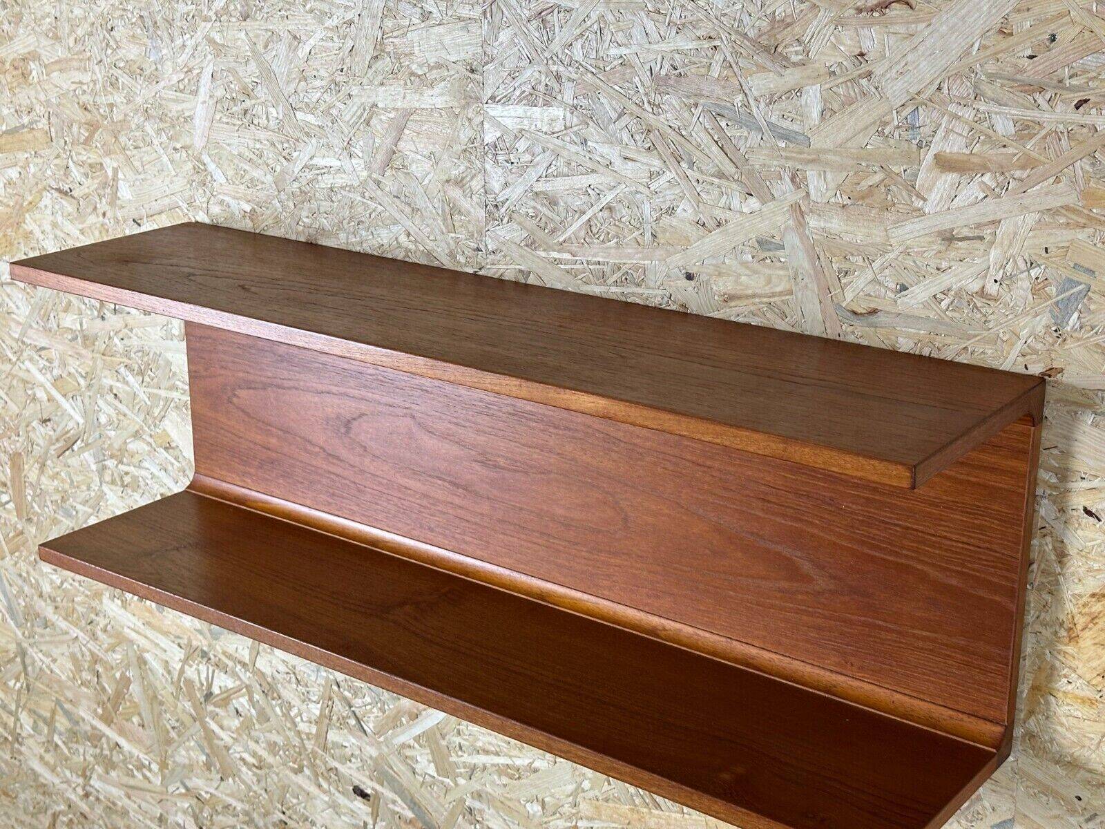 60s 70s étagère murale en teck Pedersen & Hansen Viby J. Denmark Design