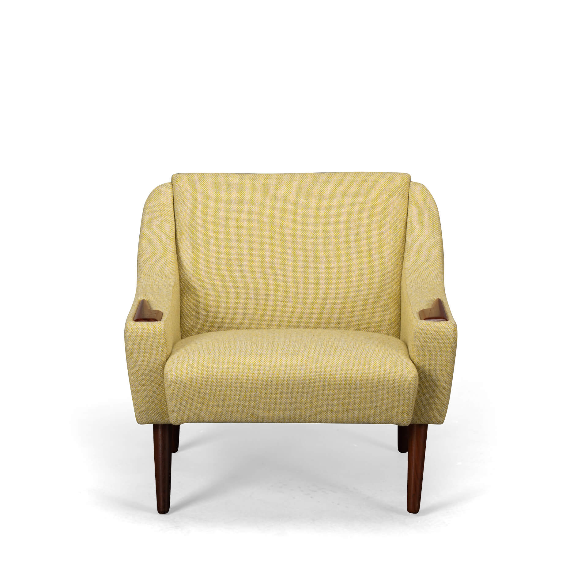 Reupholstered Vintage Armchair by Johannes Andersen, 1960s