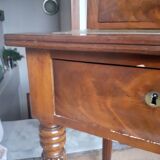 Louis Philippe style mahogany stepped desk