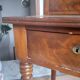 Louis Philippe style mahogany stepped desk