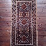 Antique handmade Berber Rabat rug