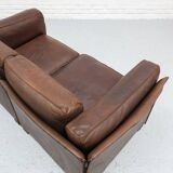 Cassina 405 Duc Two-seater Sofa by Mario Bellini 1970s