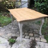 Old oak table with extensions