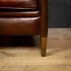 Ensemble de fauteuils en peau de mouton hollandais avec repose-pied
