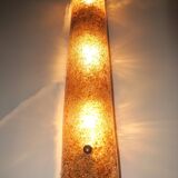 Murano glass and gold fleck wall or ceiling light, Italy 1950s