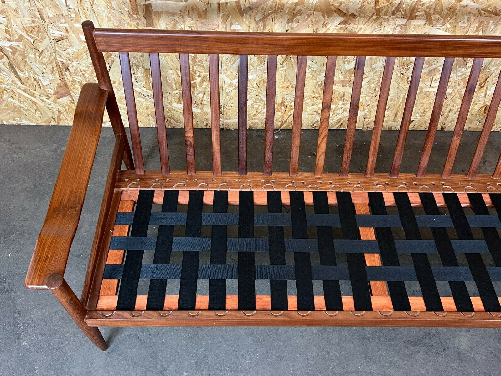 60s 70s teak sofa 3 seater couch seating set Danish Modern Design Denmark