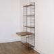 Etagere/bureau autopotante en teck, string design 1960