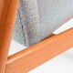 Fully restored vintage armchair, designer E.Homa, 60s, East Europe, multicolour, water resistant