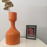 Opaline vase, typical design of the 1970s.