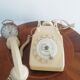 Vintage phone SOCOTEL S63 - Rotary dial - Ivory - 1975