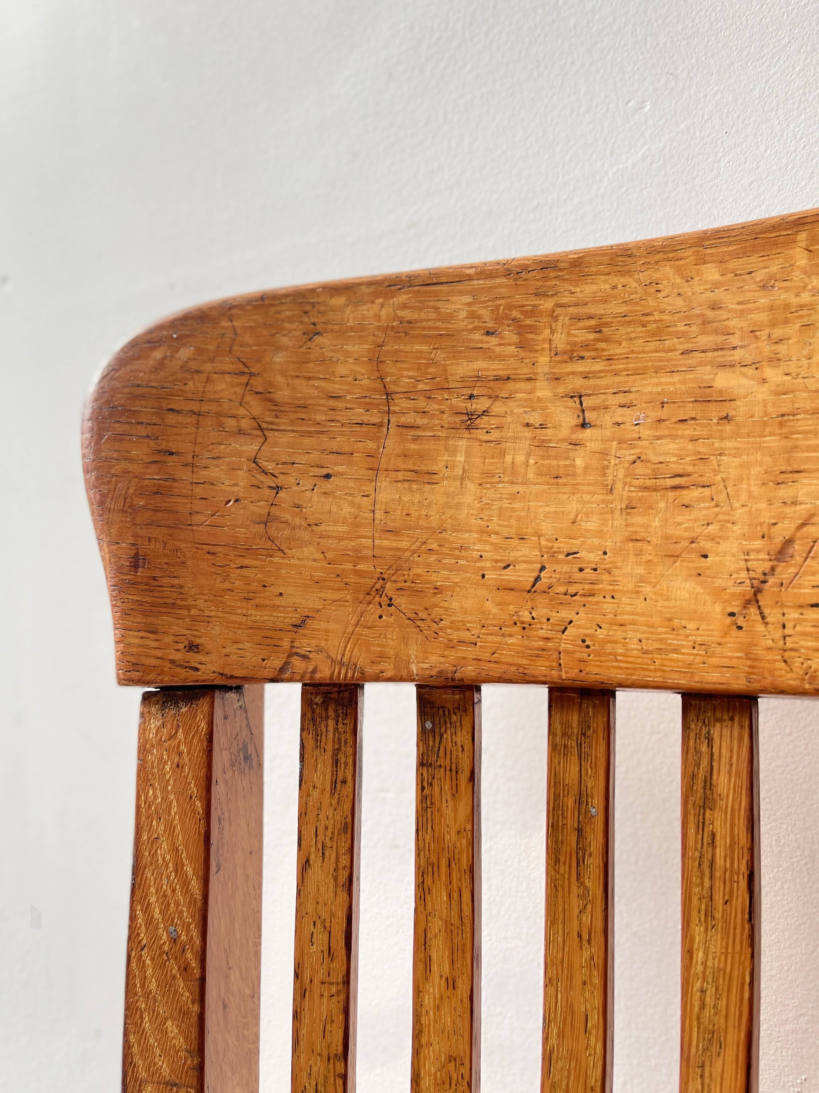 Office chair in solid oak baumann b8 19220/30