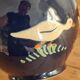 Alsace enamelled stoneware pitcher