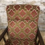 Vintage velvet armchairs