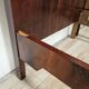 Pair of Art Decò single beds in mahogany and pink maple, 1940