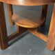 Midcentury Dutch Art Deco mahogany side or coffee table, ca 1940s - 1950s
