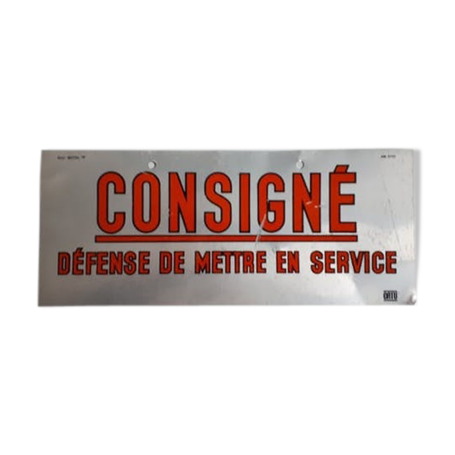 Authentic record clear plate