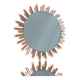 Sun Mirror Lamp Pink 1970s