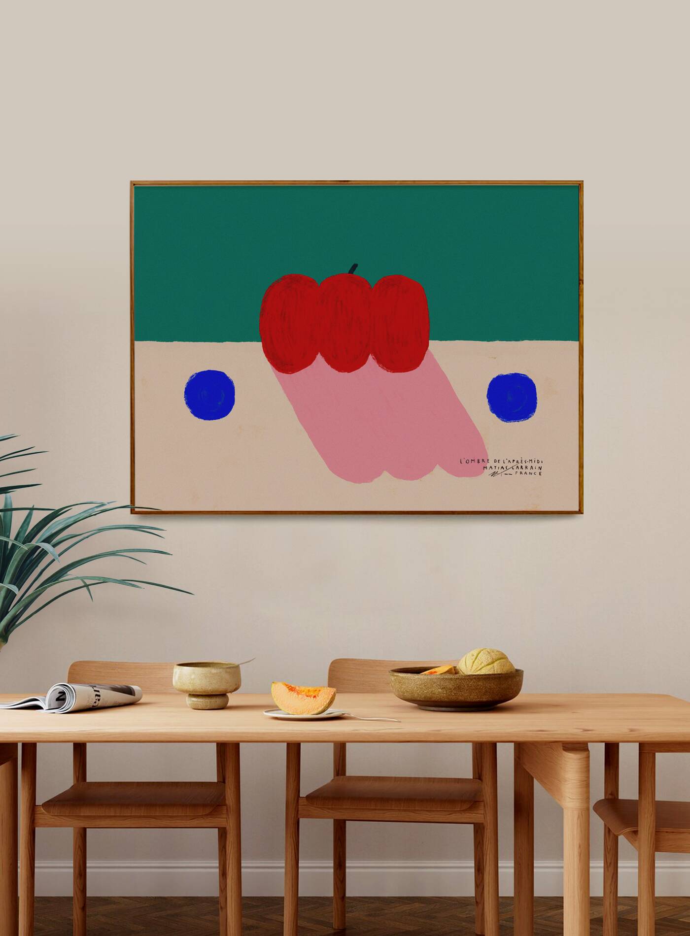 The shadow of the afternoon - wall poster 70x50cm