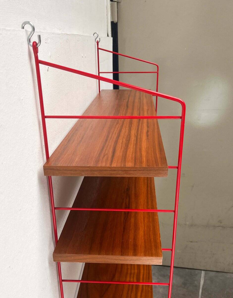 Teak Shelf Modern Mid-Century Cordon Rouge Style, 1960s