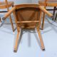 Set of 8 wooden dining chairs 1950’s