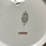 Dessert service plates and dish in Luneville porcelain