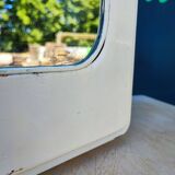 Metal medicine cabinet mirror