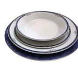 Tableware, complete 94-piece Limoges porcelain dinner service, 20th century