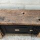 Lille workshop workbench, one door and four drawers