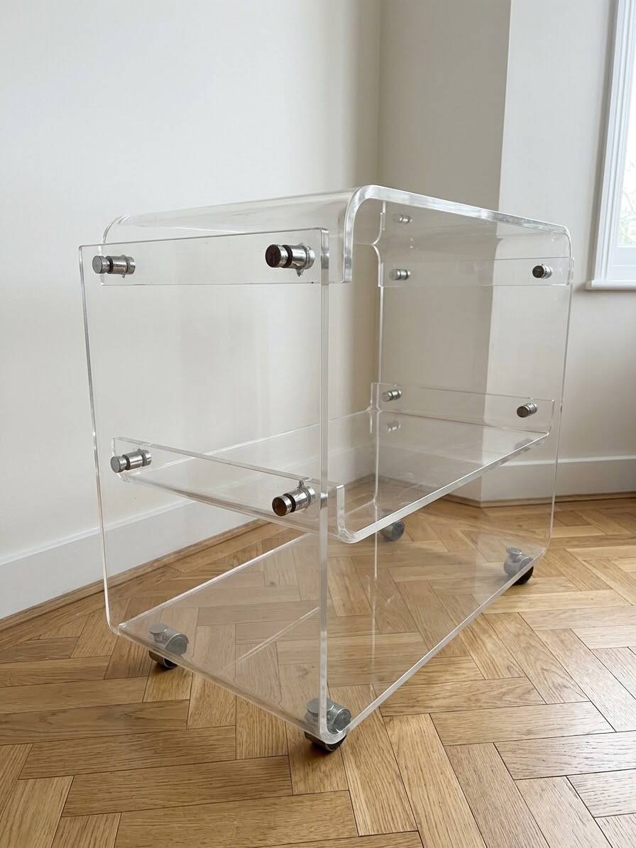 Commode / buffet in Plexiglas H84cm - vintage