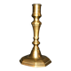 Antique octagonal candlestick in Regency bronze from the 19th century.