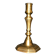 Antique octagonal candlestick in Regency bronze from the 19th century.