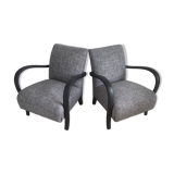 Pair of Art Deco armchairs