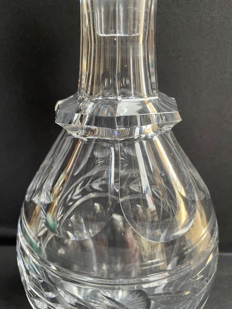 Carafe Baccarat service Jonzac early twentieth