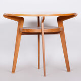 Small Mid Century Table, Made in Czechia, 1950s, Original Condition, Oak