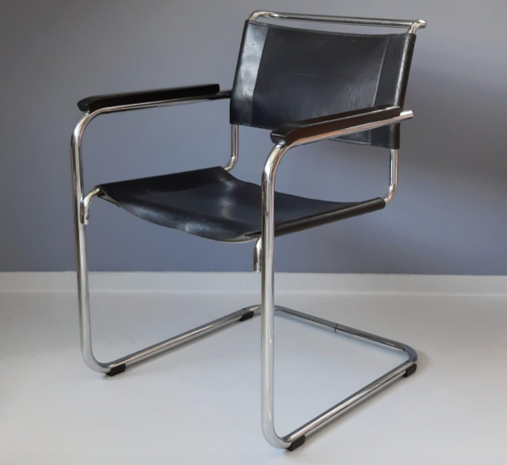 S34 armchair by Mart Stam for Thonet 1980