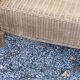 Pair of armchairs and bench in rattan and bamboo from the 60s/70s