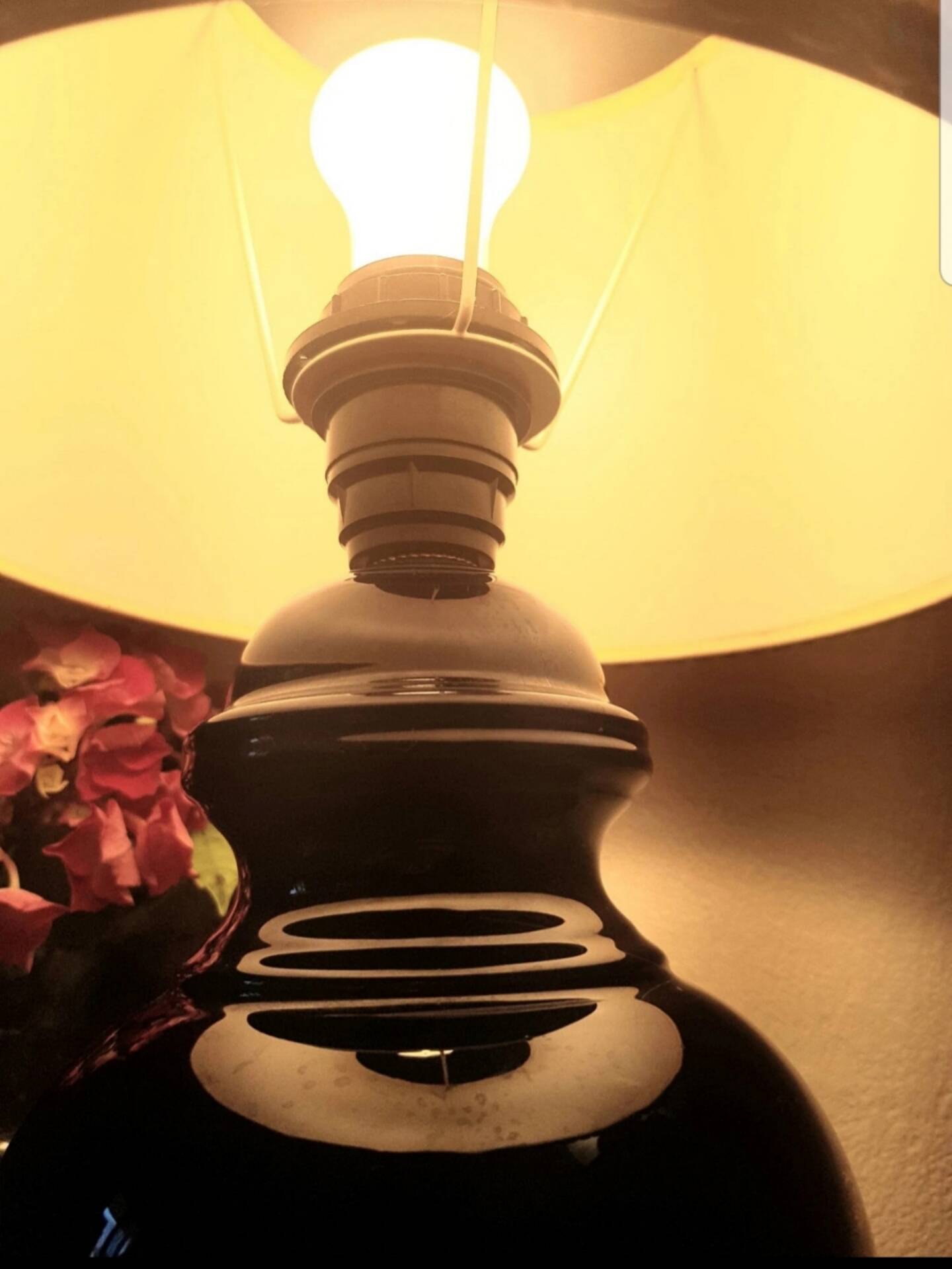 Table lamp, ceramic, vintage