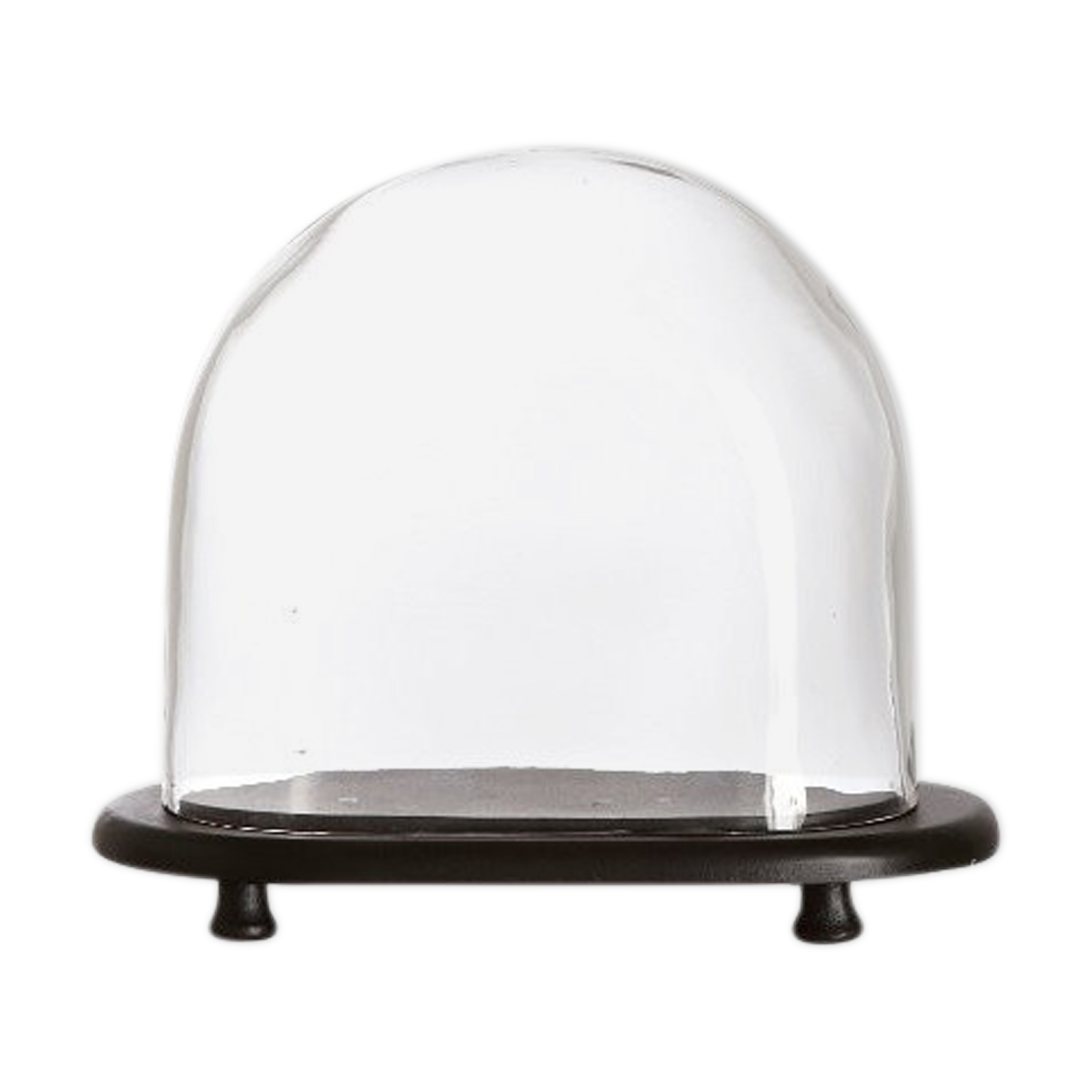 Glass bell with pacific base