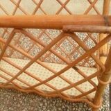 Wicker magazine holder
