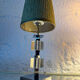 Lampe Art Déco chrome et cristal