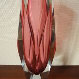 Antique Murano Sommerso vase, vintage Italian vase, 50s and 60s design