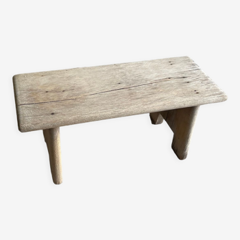 Wooden bench stool