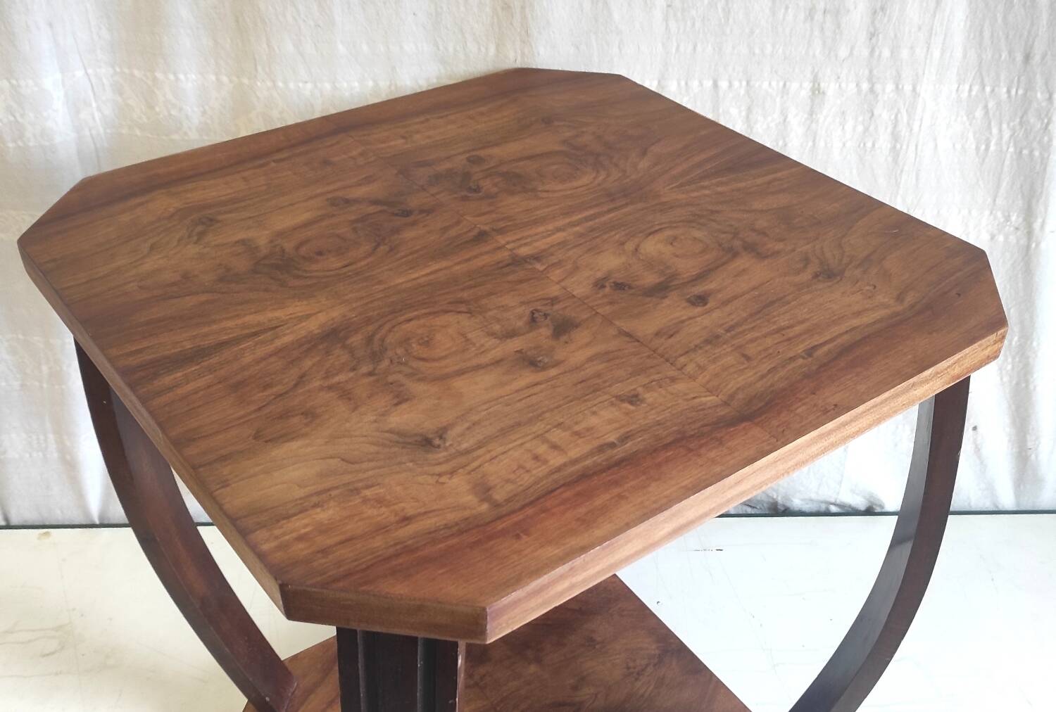 Arts Deco style coffee table in solid wood - mid. 20th century