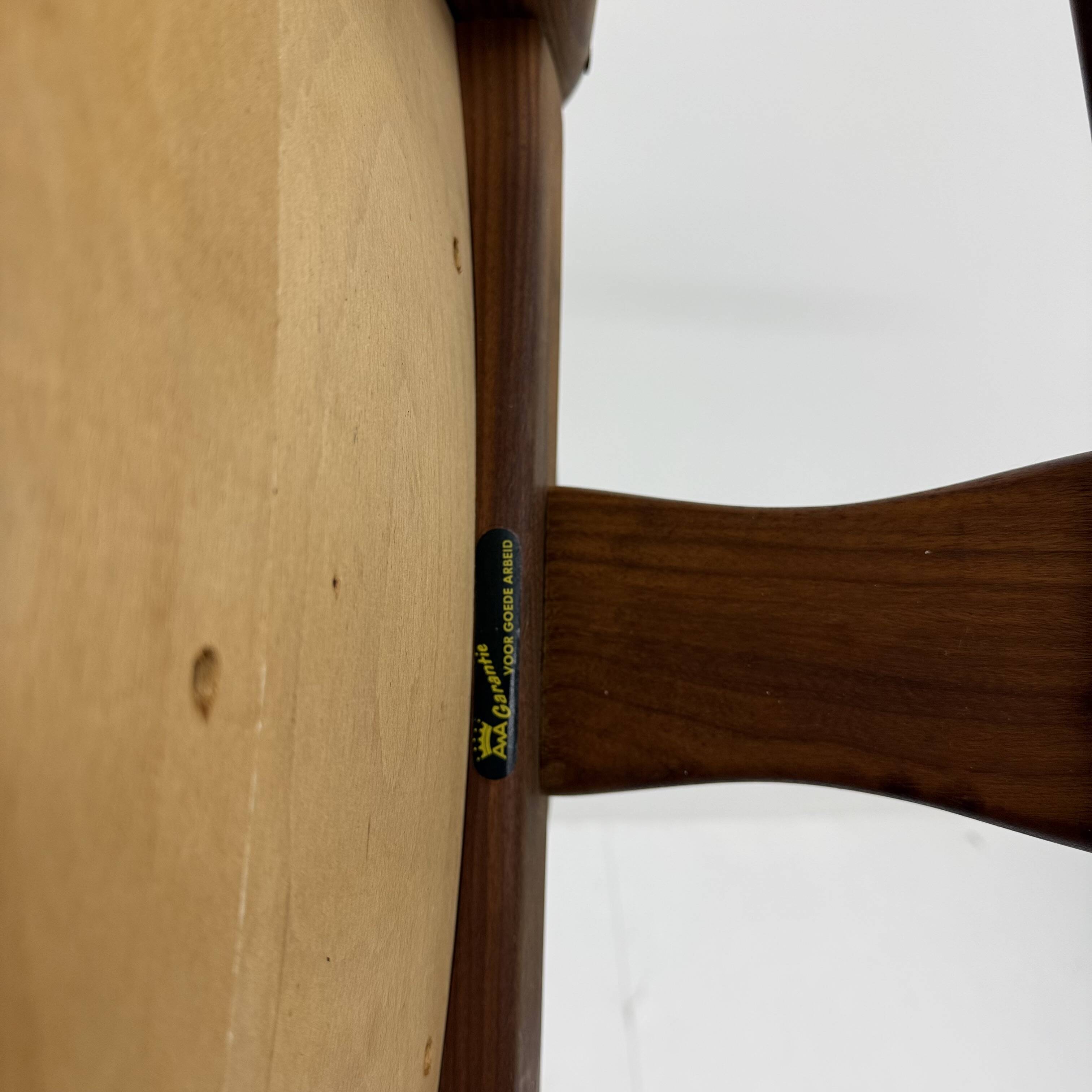 Vintage dining chair by Louis van Teeffelen , 1960's