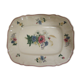 Flat earthenware Digoin Sarreguemines France Agreste Vintage