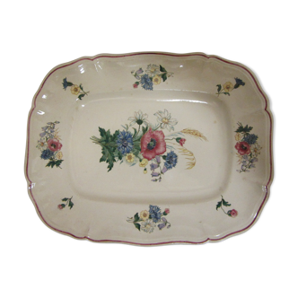 Plat faience Digoin Sarreguemines France 1greste  vintage