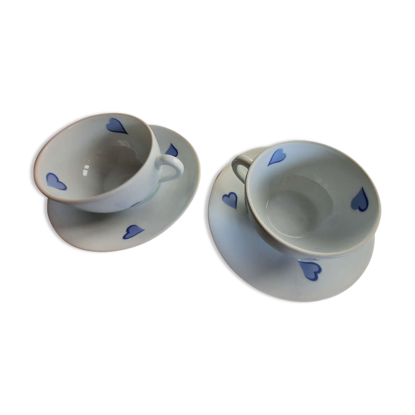 Pair of cups D. Porthault Limoges